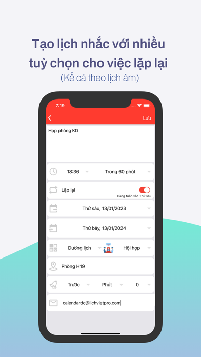 Screenshot #3 pour Lịch việt CalendarDC