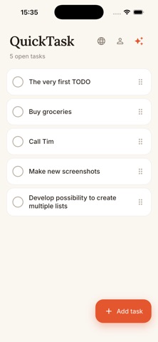 Quick Task (with widgets!) Screenshot 2 of 3