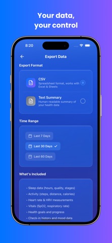 MotionSync iPhone screenshot