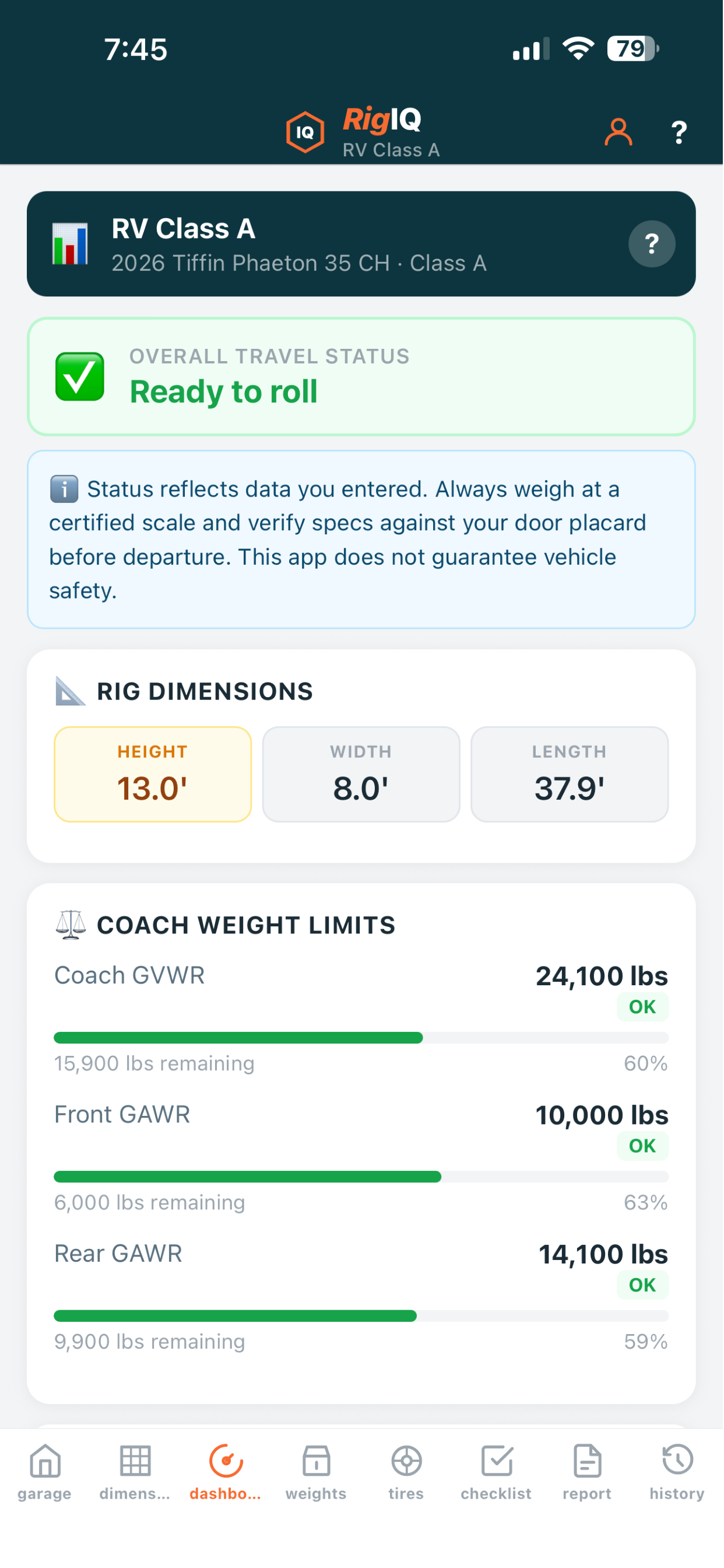 RigIQ RV Manager screenshot 3