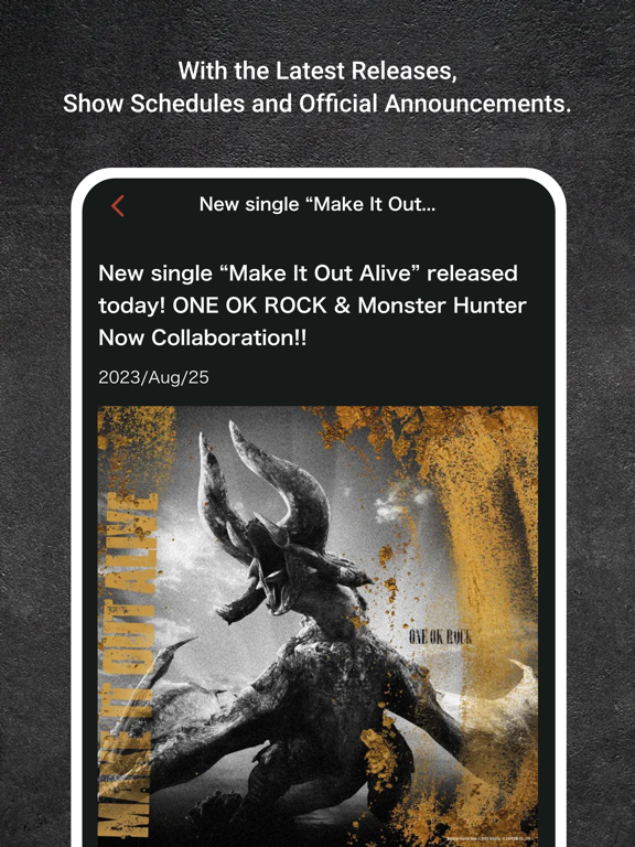 ONE OK ROCK iPad screenshot 3 - Music app