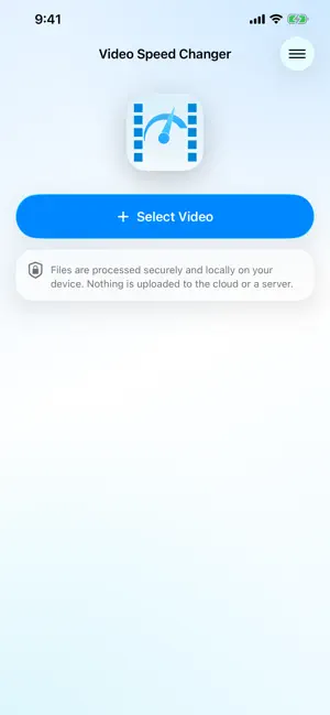 Video Speed Changer - Editor screenshot 1