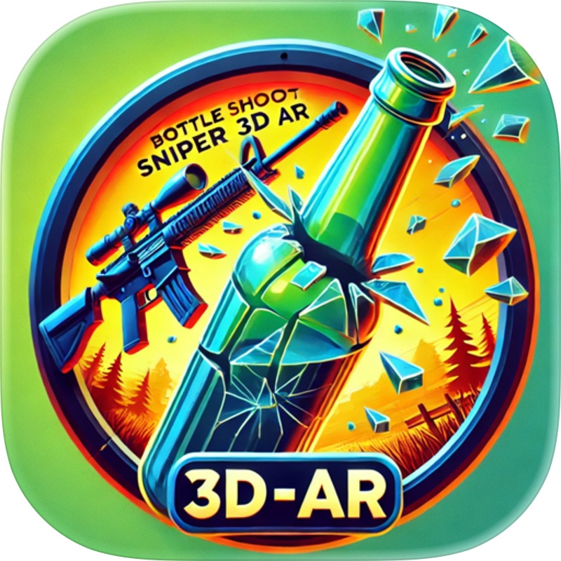 Atirador de Garrafas 3D AR screenshot 1