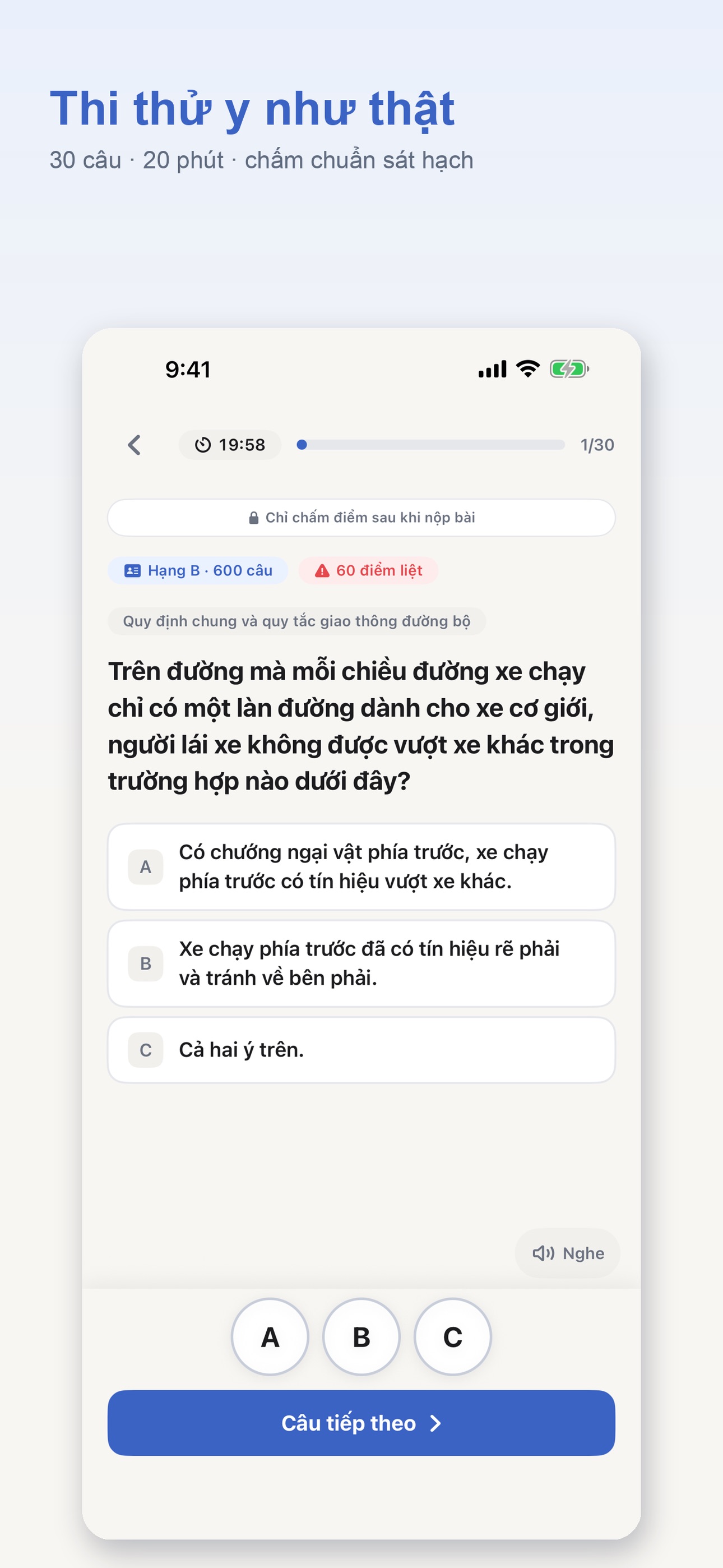 Screenshot 3 of Lái Tốt: Ôn thi GPLX 2026