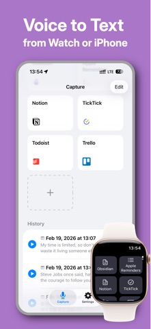 V2N - Voice To Notes iPhone screenshot