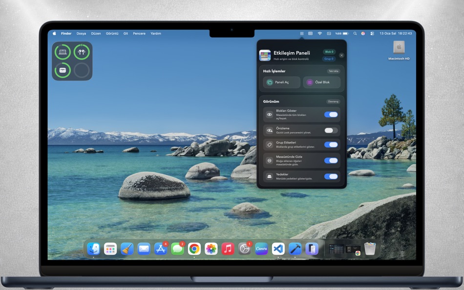 #1. Interaction Panel (macOS) Av: BULUTHAN AKPINAR