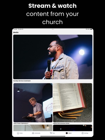 ChurchLife iPad screenshot