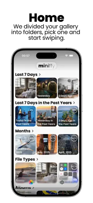 miniffy: Swipe Gallery Cleaner screenshot 2