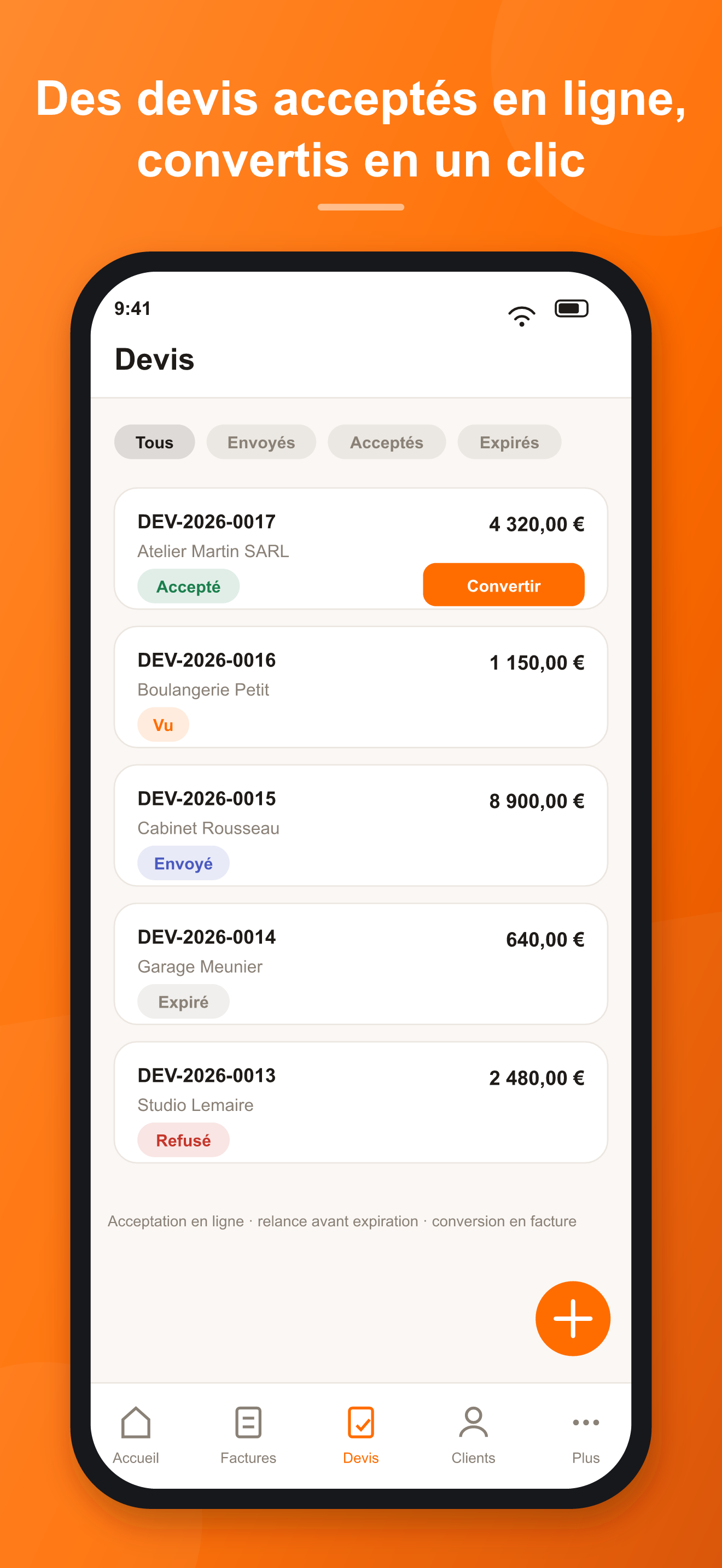 Facturino – Factures & Devis screenshot 4