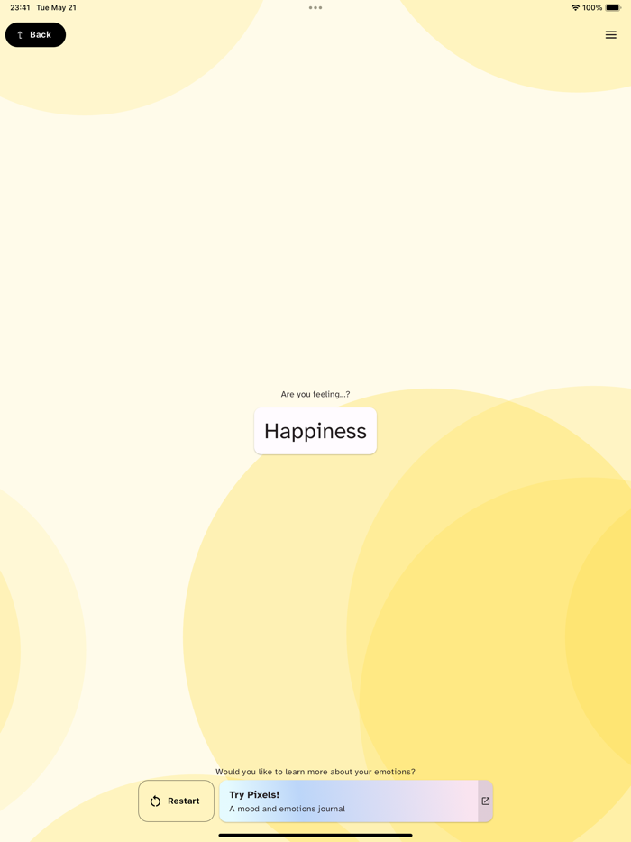 Parrot - Emotions Wheel