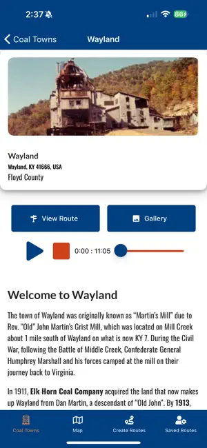 Kentucky Coal Heritage Trail screenshot 3