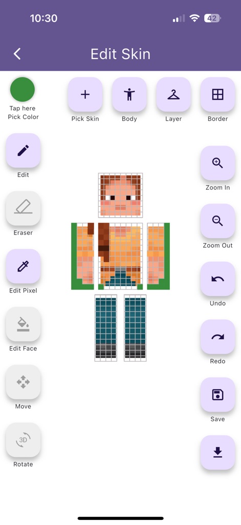 Skin Editor 3D for Minecraft - Entertainment App | MWM