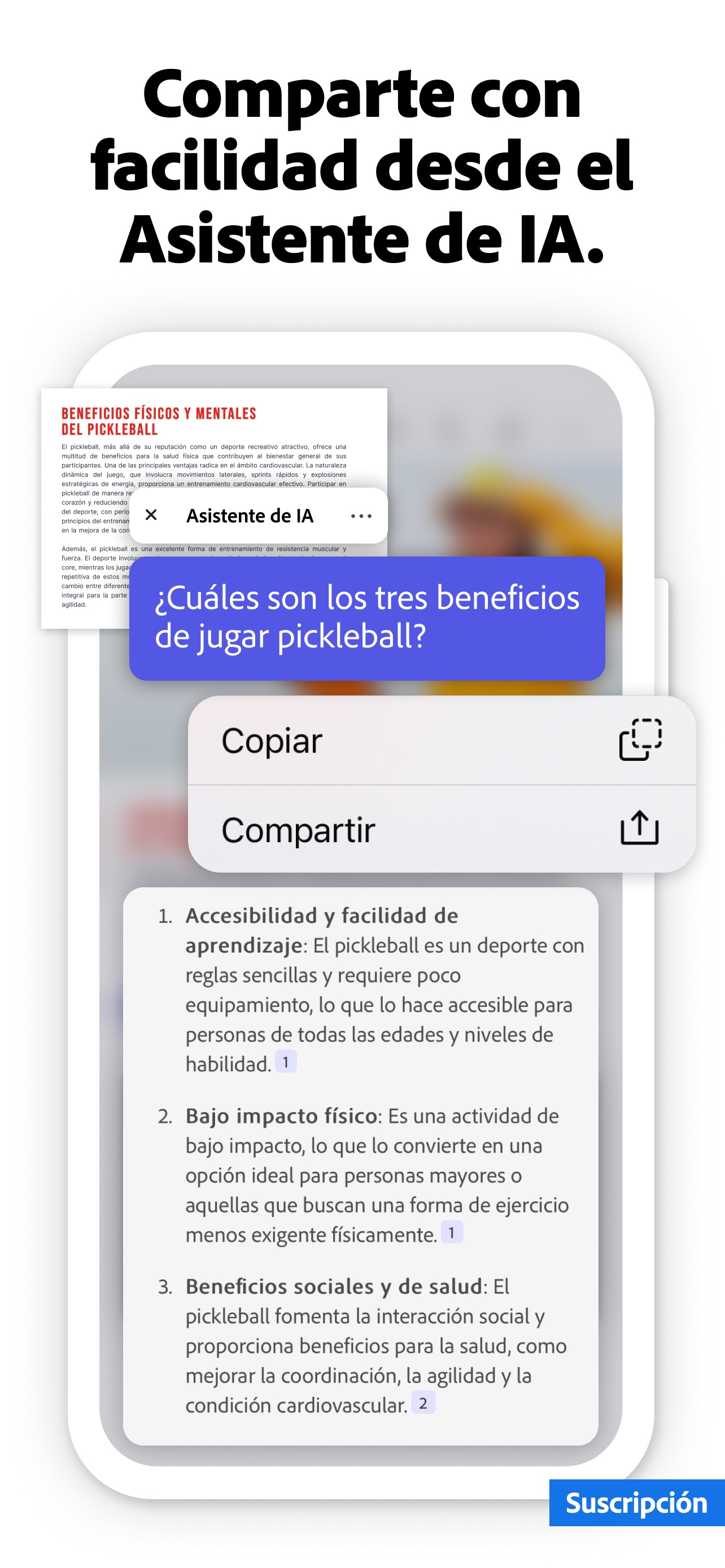 Adobe Acrobat Reader Crear PDF screenshot