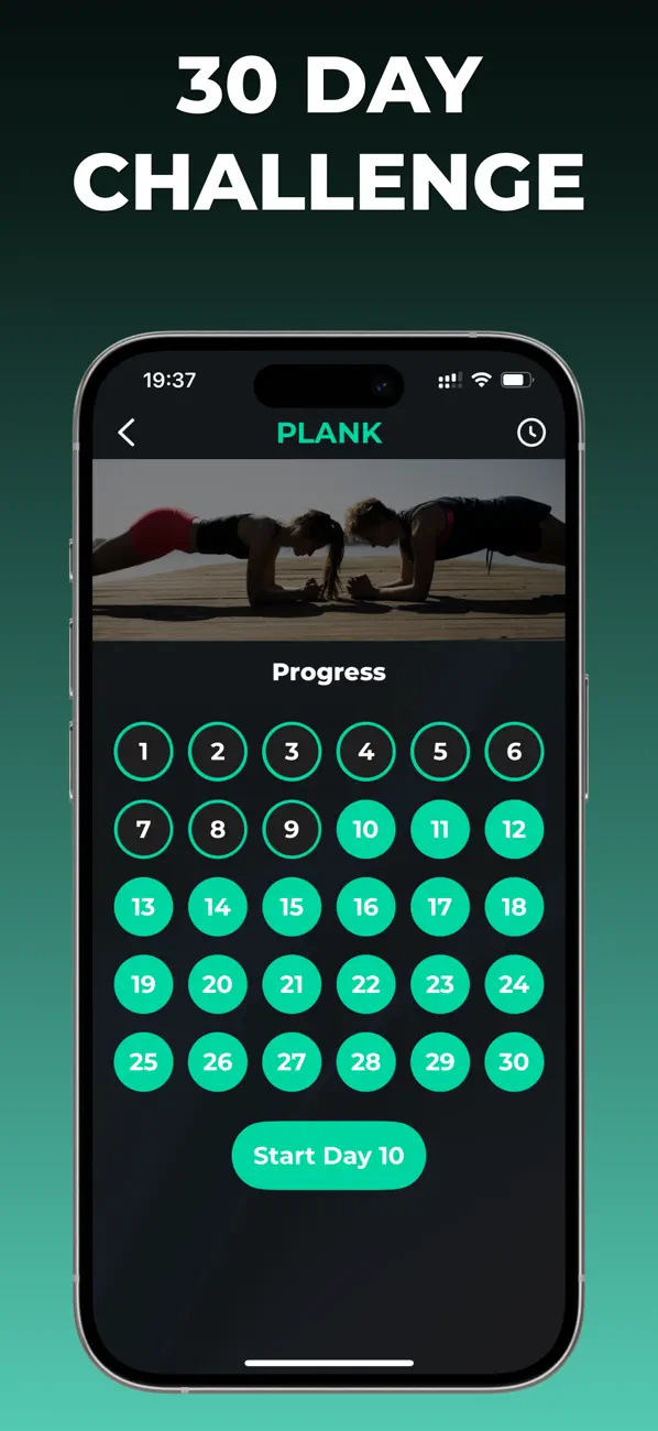 Screenshot #2 pour Plank Workout - Fitness femme