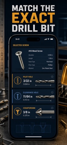 Screw Size Drill Bit Chart Screenshot 2 of 10