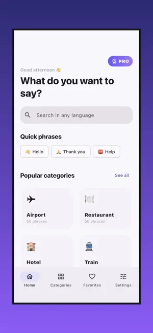 LingoGo: English Phrases screenshot 1