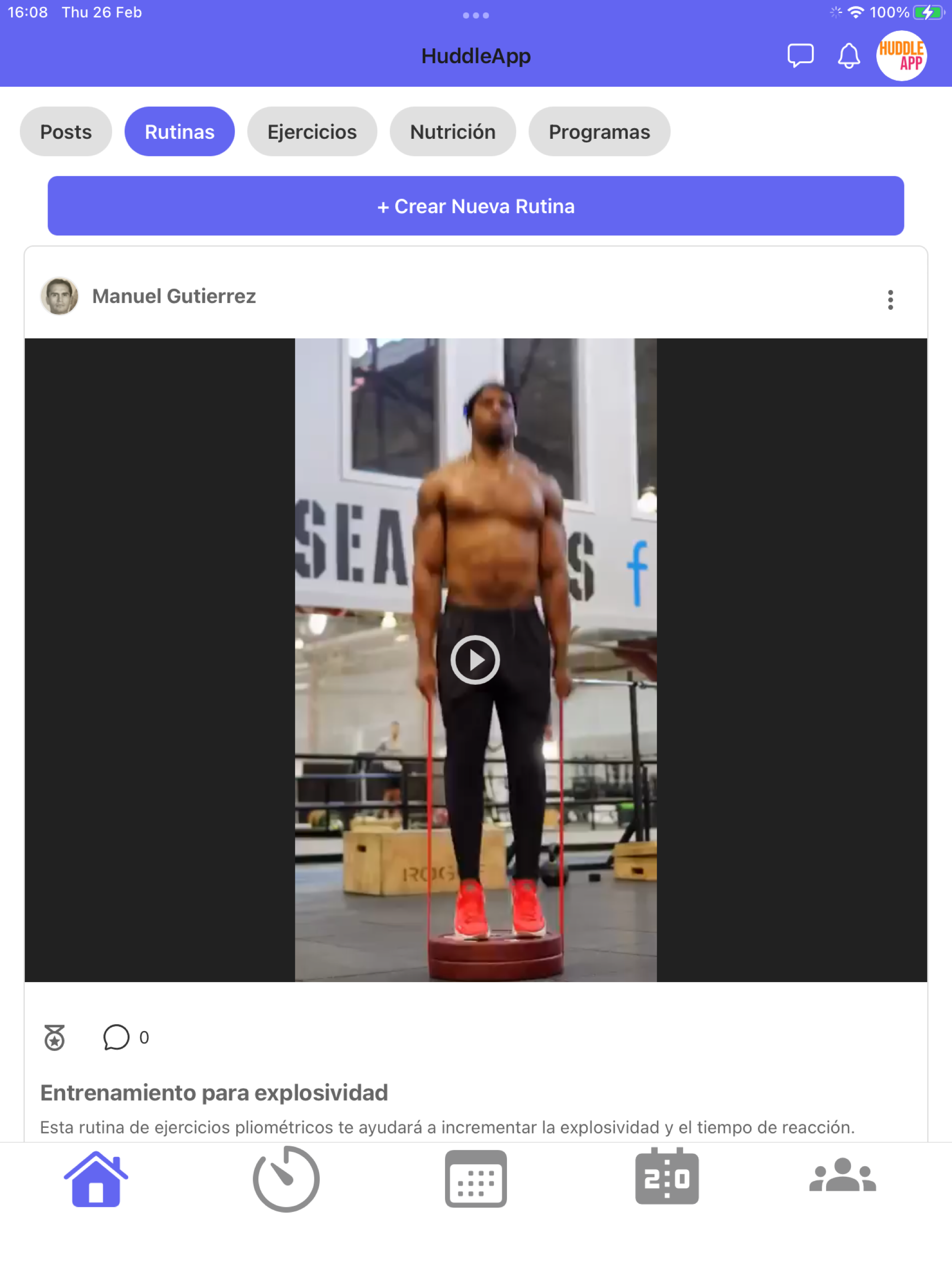 HuddleApp: Deporte y Nutrición screenshot 12