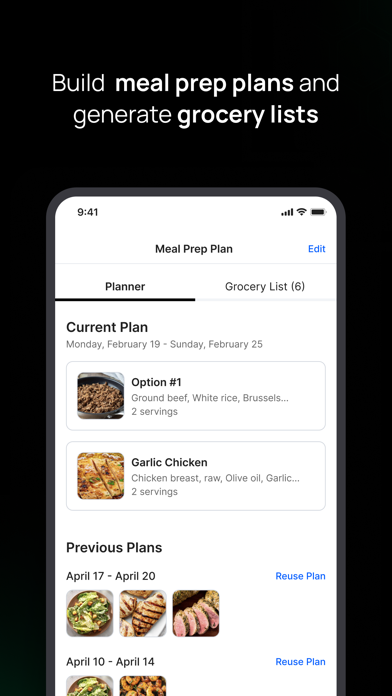 Teamworks Nutrition Screenshot
