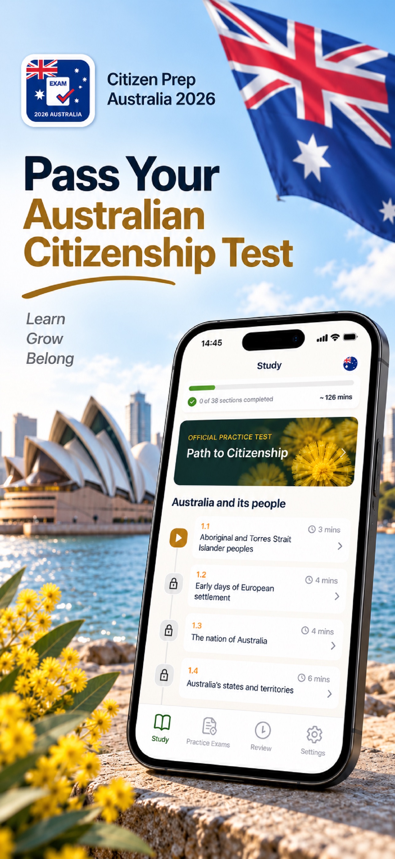 Screenshot 1 of Citizen Prep Australia 2026