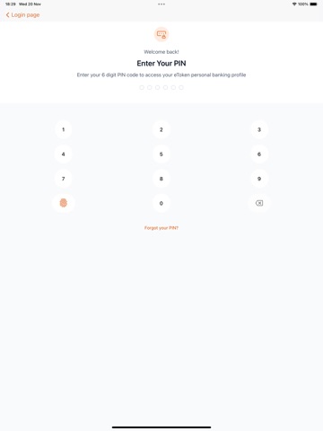 GTBank UK eToken iPad screenshot