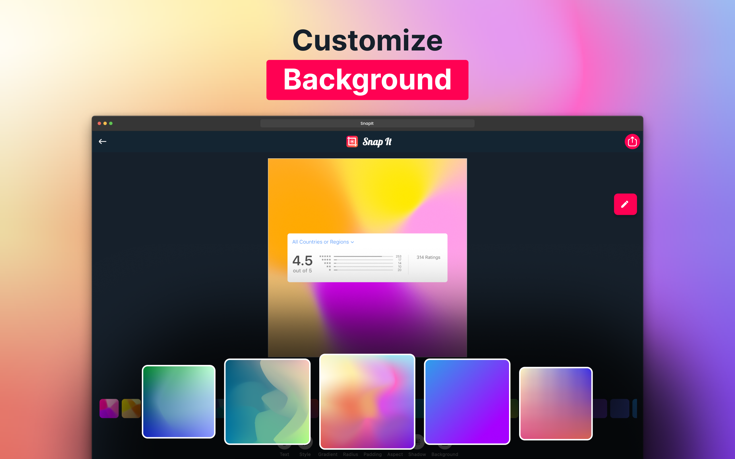 Screenshot Editor - SnapIt