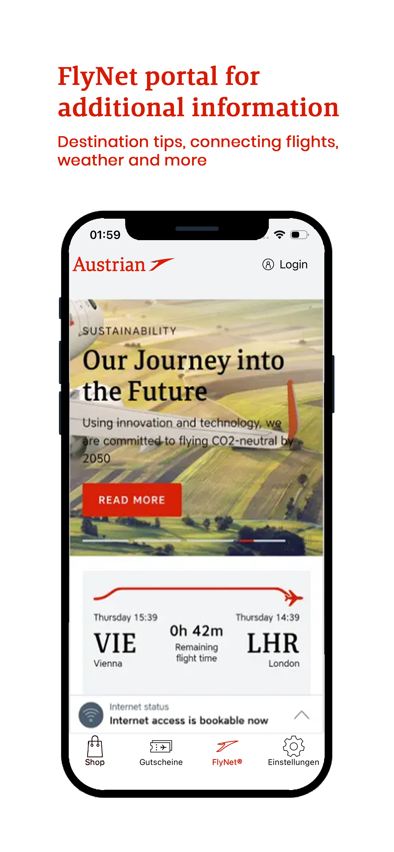 Austrian FlyNet screenshot 4