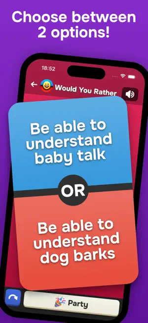 Would You Rather: Party Games screenshot 1