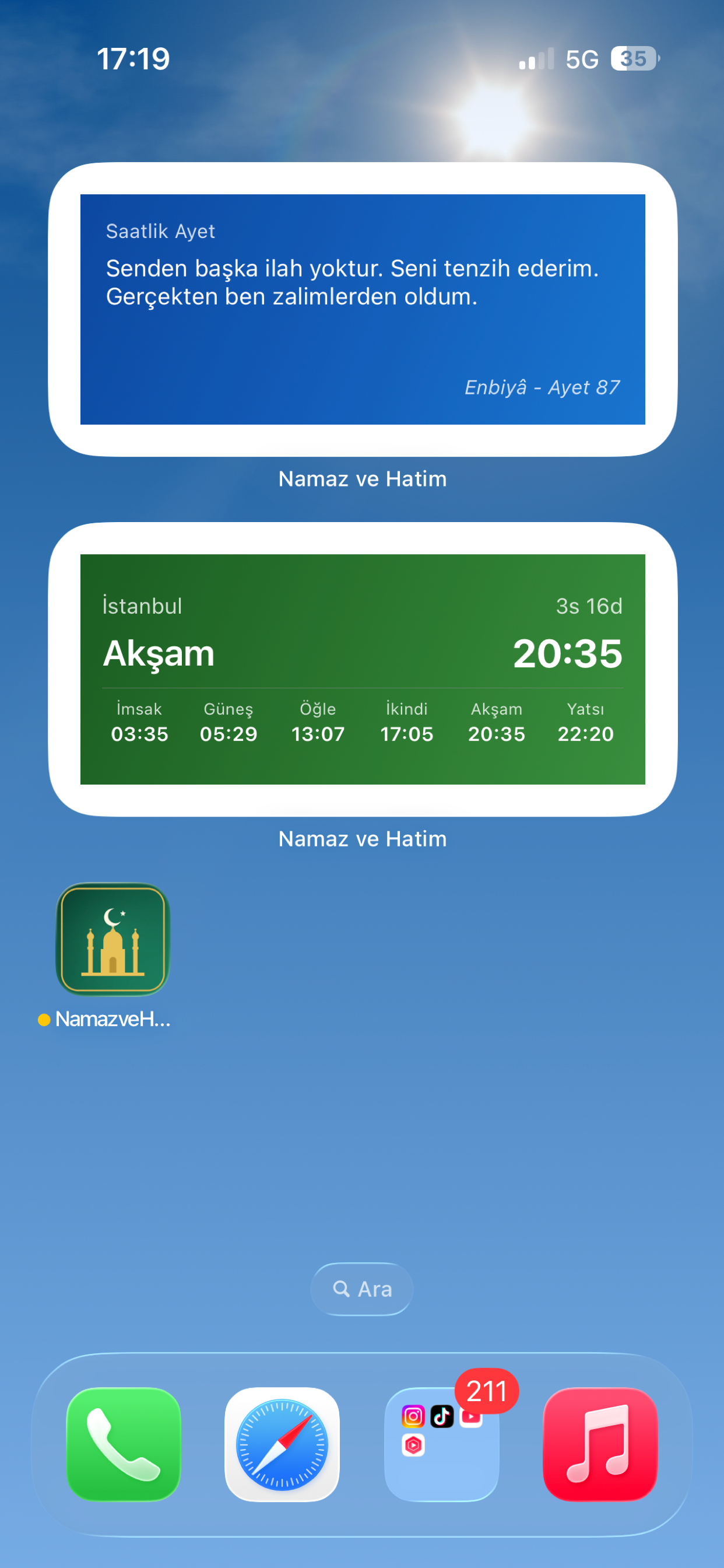 Namaz ve Hatim