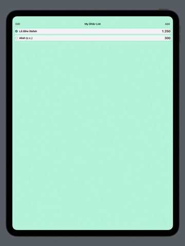 Dhikrmatic: Tasbeeh Counter iPad screenshot