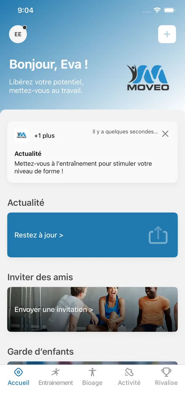 Screenshot #2 pour Moveo Fitness