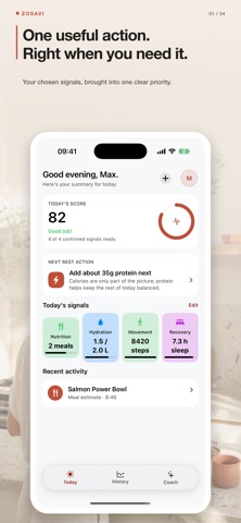 ZOSAVI: AI Health Coach screenshot
