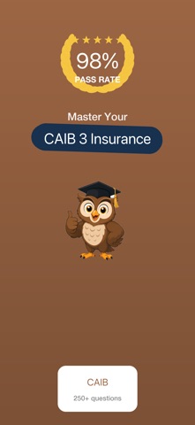 CAIB 3 Insurance Exam Prep iPhone screenshot