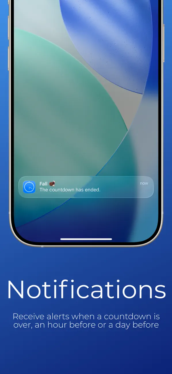 #2. Simple Countdowns (iOS) Door: Gabriel Verret