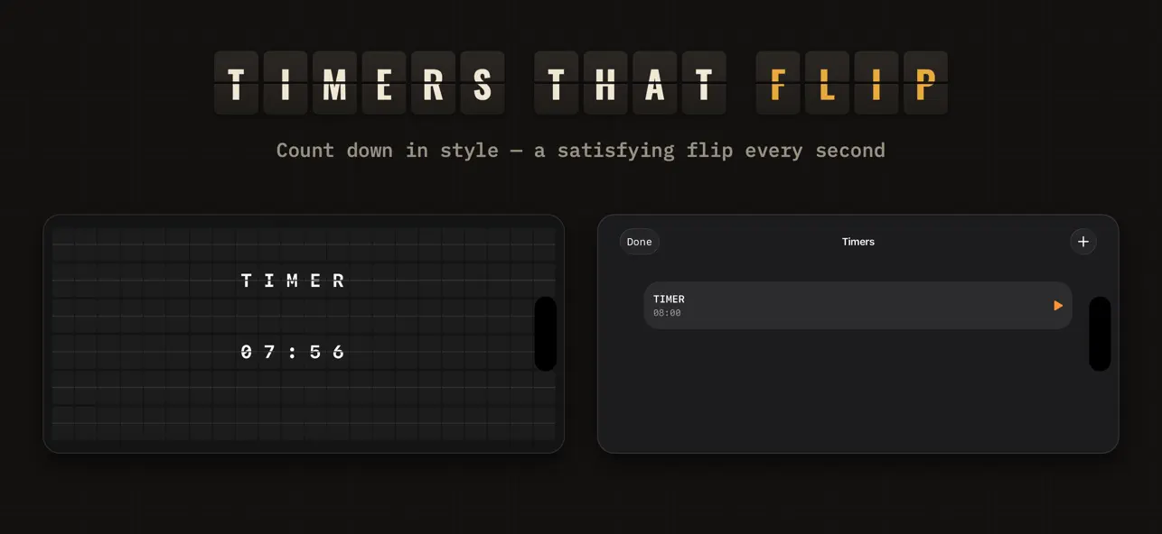 Screenshot #2 pour AeroFlap Split-Flap Clock AI+