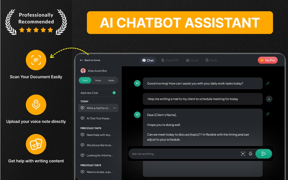 #1. AI Chatbot Assistant: Ask Bot (macOS) 由: Shahid Iqbal
