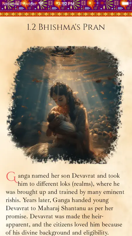 Epic Mahabharata : Story app screenshot 2 of 4