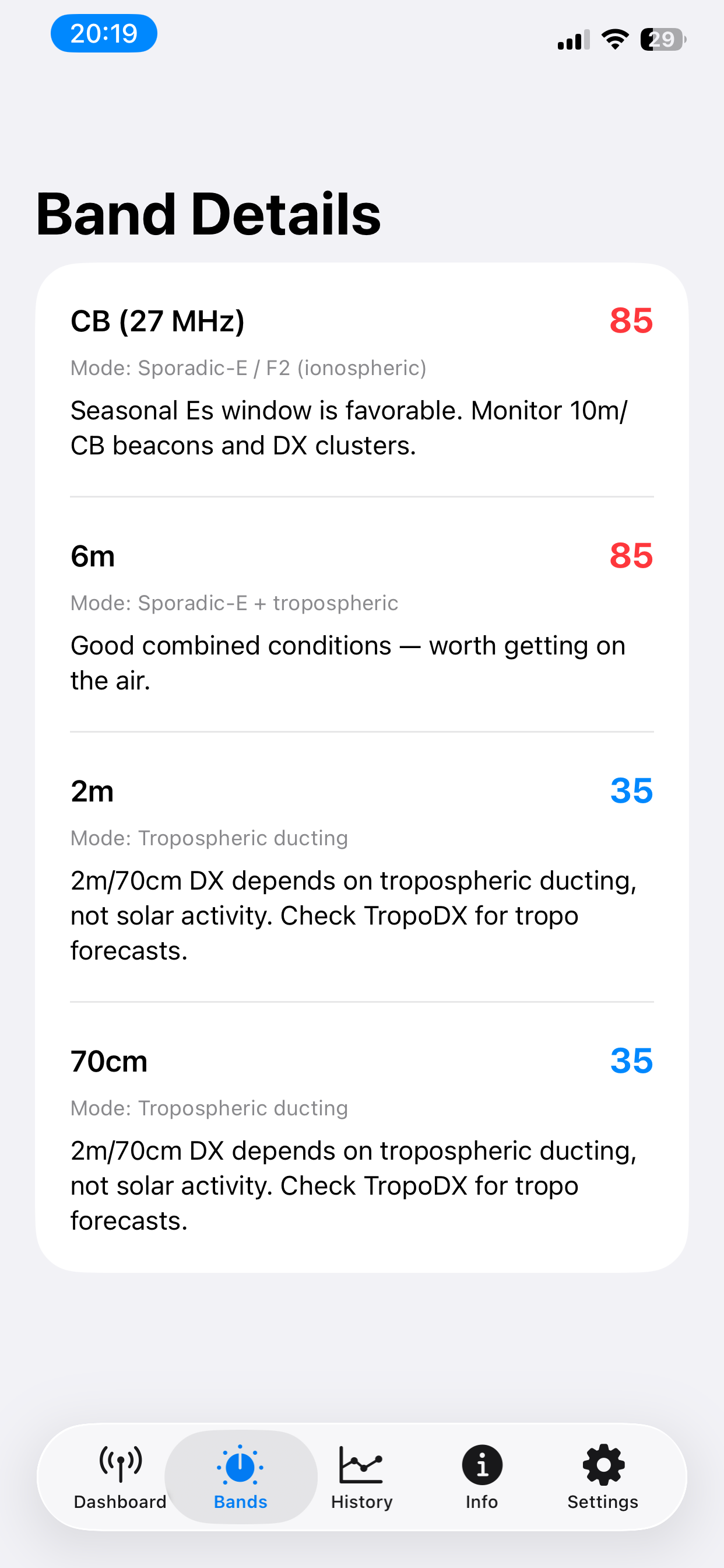 DXAlert screenshot 3
