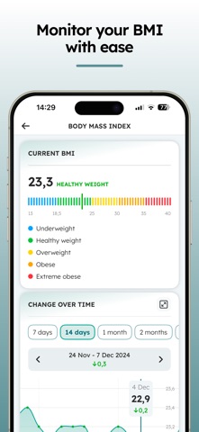 FitLog – Weight & BMI Tracker Screenshot 4 of 8