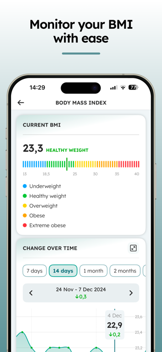 FitLog – Weight & BMI Tracker Screenshot 4 of 8