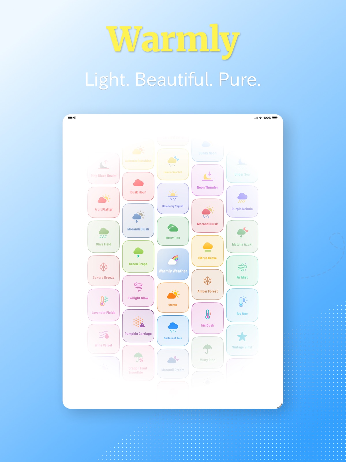 Warmly Weather ipad screenshot 1