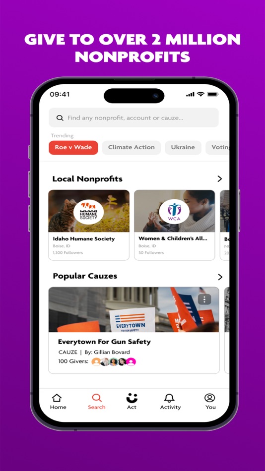 #3. Cauze: Charitable Giving (iOS) Podle: Cauze Charitable Fund