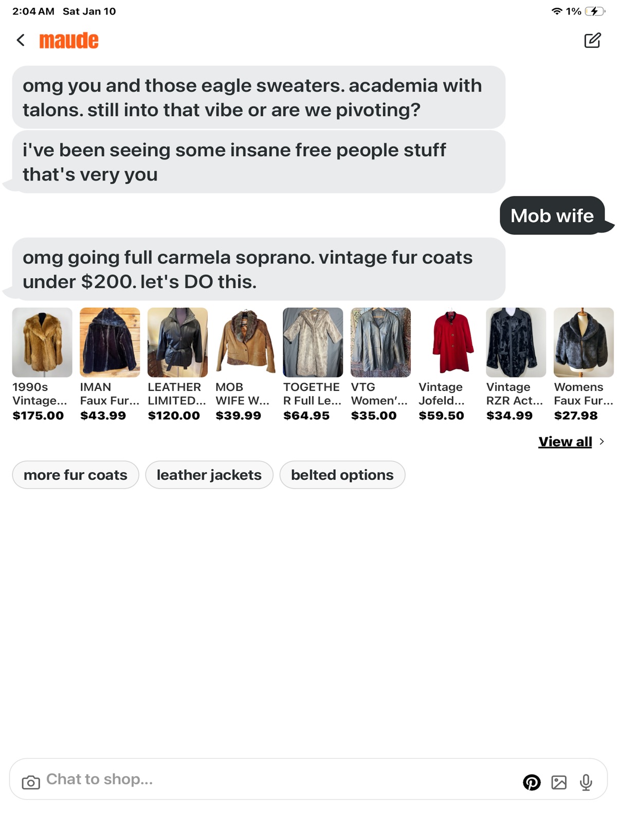 Maude: Vibe Shop ipad screenshot 1