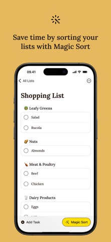 Sortr - Smart List Organizer screenshot