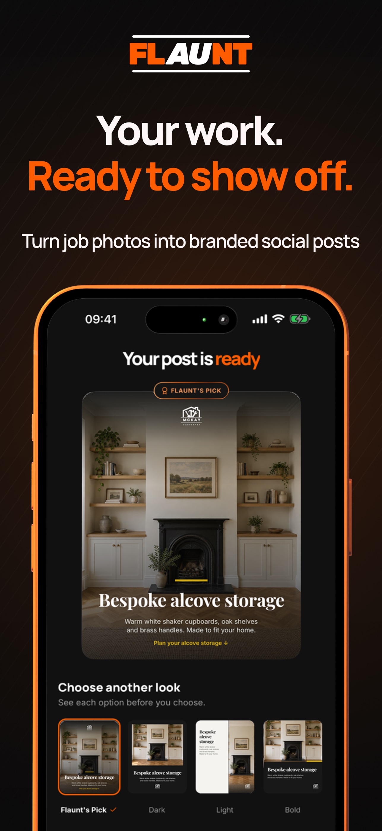 Screenshot 1 of Flaunt: Posts for Trades