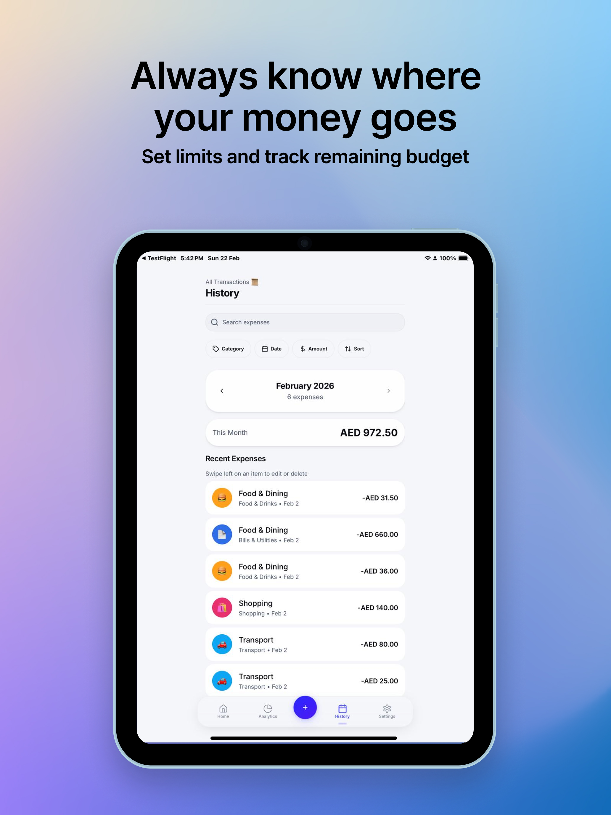 Expenso Tracker