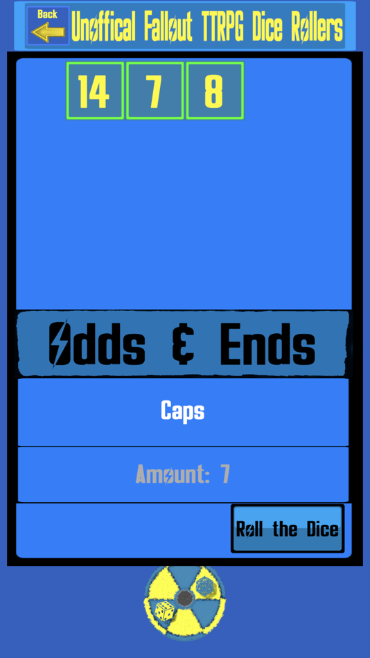 #9. Unofficial FOTTRPG Dice Roller (iOS) بواسطة: Bily Salazar