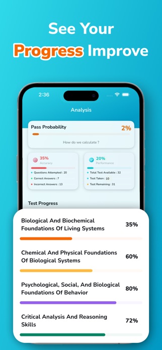 MCAT Practice Test - Exam Prep Screenshot 6 of 6