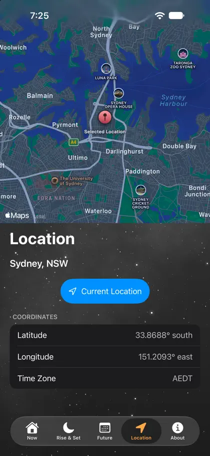 Screenshot 3 di 6 di Moon Phase Calendar Plus