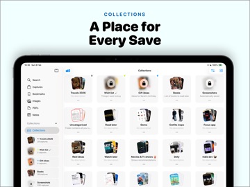 Bookmark URL Saver - Trace iPad screenshot