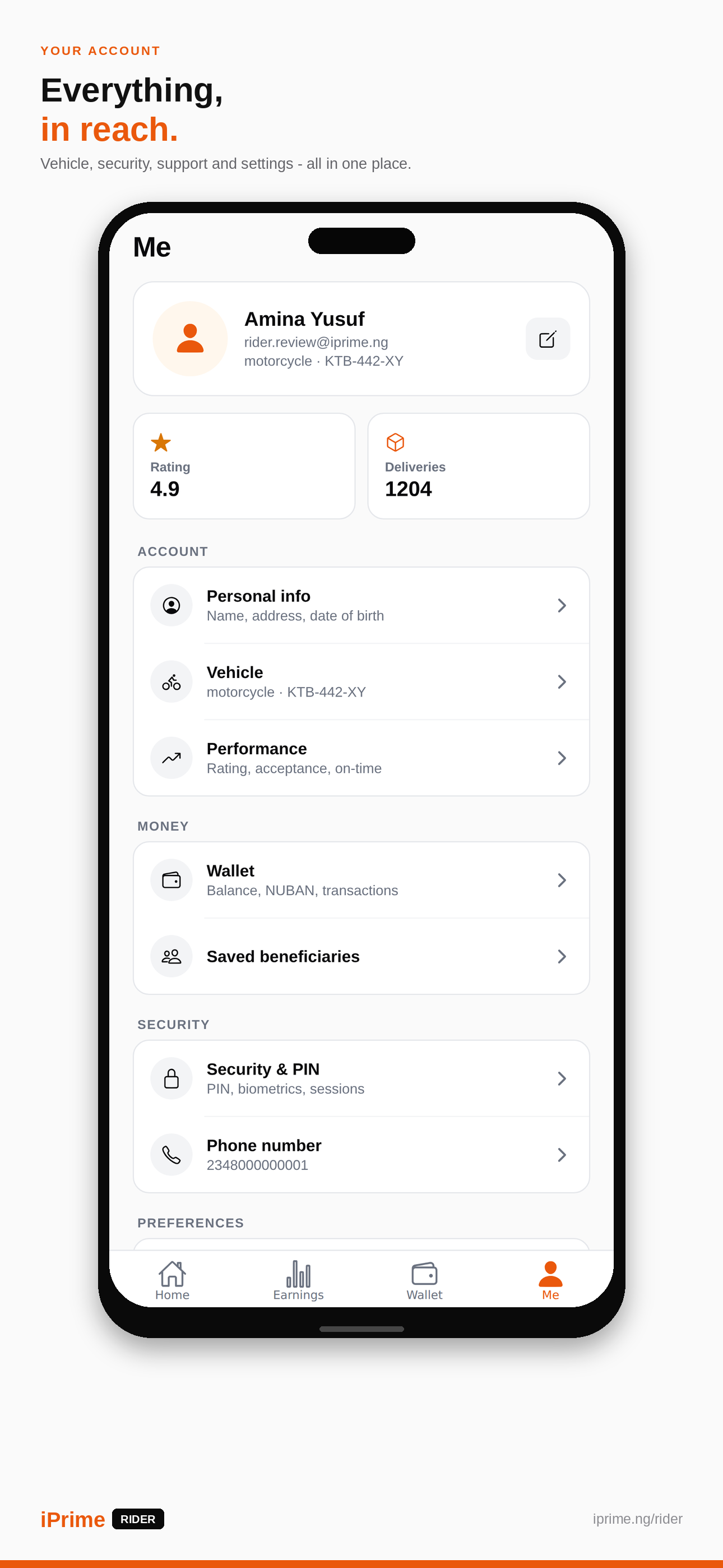 iPrime Rider: Deliver & Earn screenshot 3